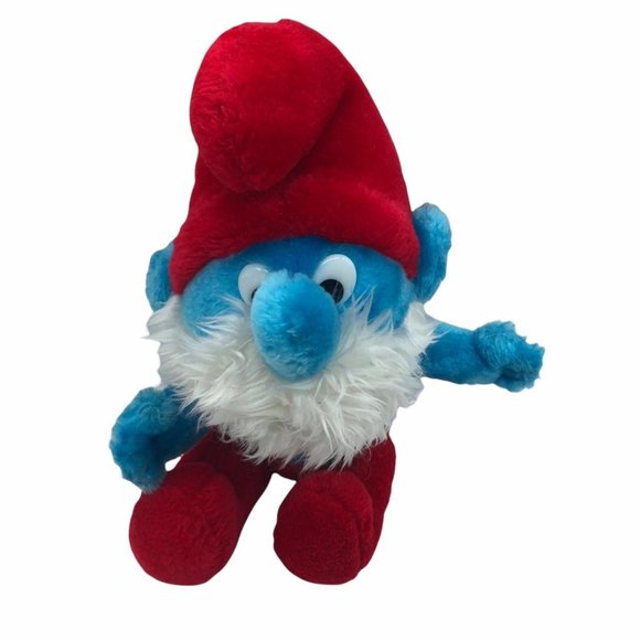 The Smurfs Papa Smurf plush Vintage 1979 10.5" - Picture 2 of 6